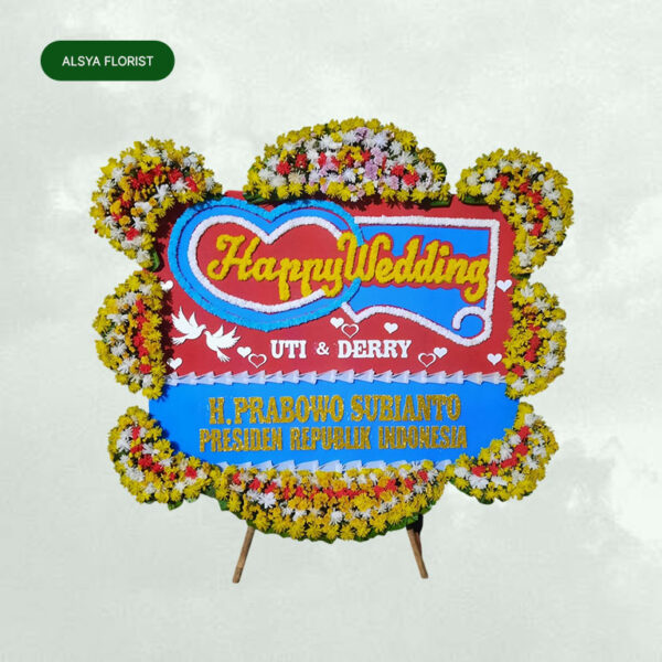 Bunga Papan Wedding 010