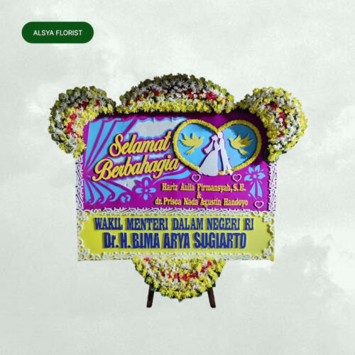 Bunga Papan Wedding 012