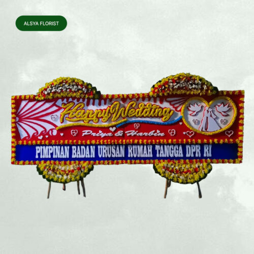 Bunga Papan Wedding 015