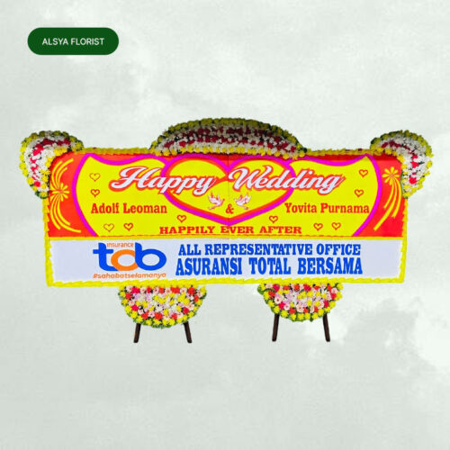 Bunga Papan Wedding 016