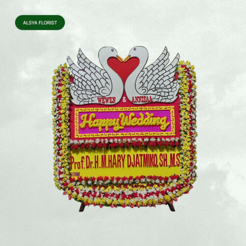 Bunga Papan Wedding 002