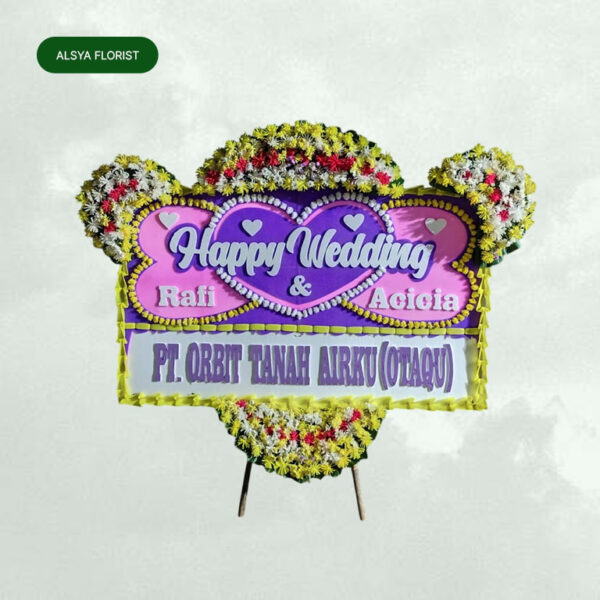 Bunga Papan Wedding 023
