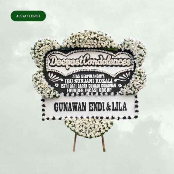 Bunga Papan Duka Cita 008