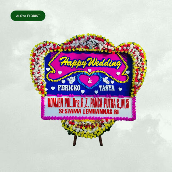 Bunga Papan Wedding 006