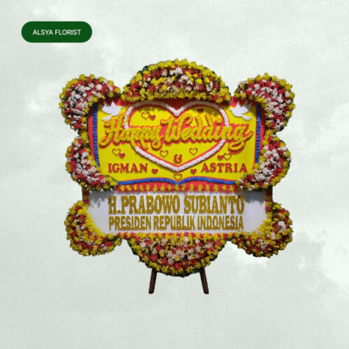 Bunga Papan Wedding 009
